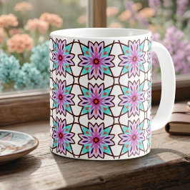 Boho Kaleidoscoop Koffiemok