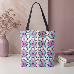 Boho Kaleidoscoop Tote Bag