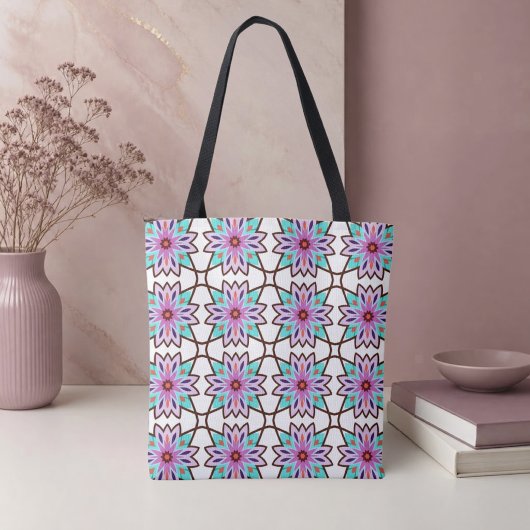 Boho Kaleidoscoop Tote Bag