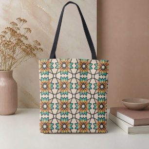 Boho Kaleidoscoop Tote Bag