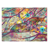 Boho Kaleidoscope - Natuur Geïnspireerde Bloemenku Tafelkleed (Voorkant (Horizontaal))