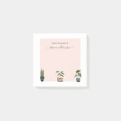 Boho Kamerplanten Van de Tafel van Gepersonaliseer Post-it® Notes (Voorkant)