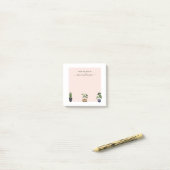 Boho Kamerplanten Van de Tafel van Gepersonaliseer Post-it® Notes (Op bureau)