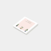 Boho Kamerplanten Van de Tafel van Gepersonaliseer Post-it® Notes (Schuin)