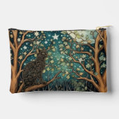 Boho kat sterrenhemel boslandschap etui (Achterkant)