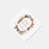 Boho Kerst Botanicals Persoonlijk Servet (Hoek)