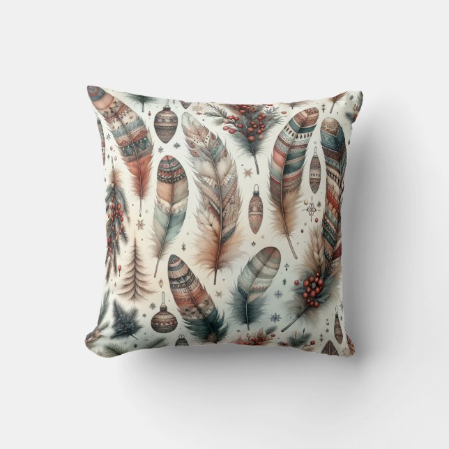 Boho Kerst  Kussen (Voorkant)