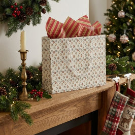 Boho Kerst Ornamenten Warm Vintage Winter Groot Cadeauzakje