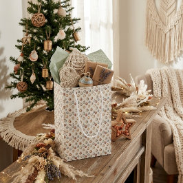 Boho Kerst Ornamenten Warm Vintage Winter Medium Cadeauzakje