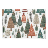 Boho kerst Pattern Kussensloop (Voorkant)