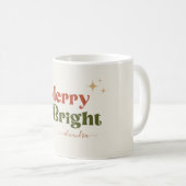 Boho kerstarecro Holiday Koffiemok (Voorkant rechts)