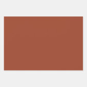 Boho kerstbomen cadeau inpakpapier vel (Voorkant 3)