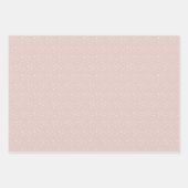 Boho kerstbomen Falala Dusty Pink Holiday Wra Inpakpapier Vel (Voorkant 3)