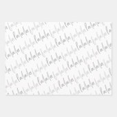 Boho kerstbomen Falala Green Holiday Inpakpapier Vel (Voorkant 2)