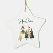 Boho Kerstbomen Kerstmis Keramisch Ornament (Links)