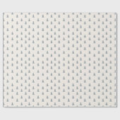 Boho kerstboom cadeaupapier (Vlak)