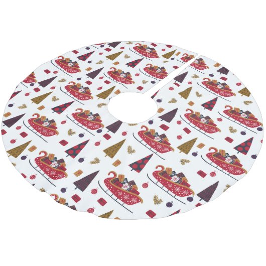 Boho kerstboomholiday Slaapschutter Kerstboom Rok (Gekanteld)