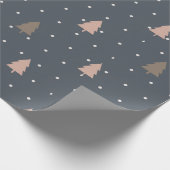 Boho kerstboomschilfers cadeaupapier (Hoek)