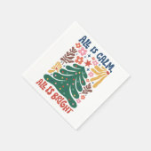 Boho Kerstcitaat Servet (Hoek)