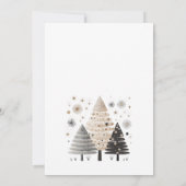 Boho Kerstfeest uitnodiging (Achterkant)