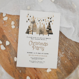 Boho Kerstfeest uitnodiging