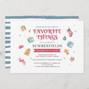 Boho kerstfeestdag cadeau kaart