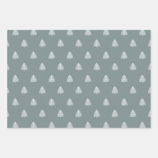 Boho Kerstfeestvieren Inpakpapier Vel (Voorkant 3)