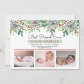 Boho Kerstgroen beste Cadeau ooit a Aankondiging (Voorkant)