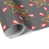 Boho kerstinpakpapier cadeaupapier (Rol Hoek)
