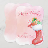 BOHO KERSTKAART KAART (Voorkant / Achterkant)