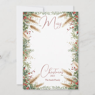 Boho kerstKaart Kaart