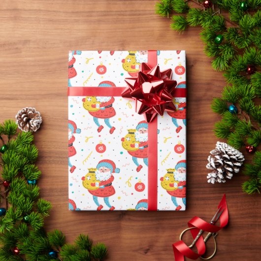 Boho kerstkerstkerstpapier cadeaupapier (Feestdagen Geschenken)