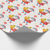 Boho kerstkerstkerstpapier cadeaupapier (Hoek)