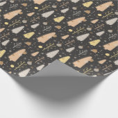 Boho Kerstmis Cadeaupapier (Hoek)