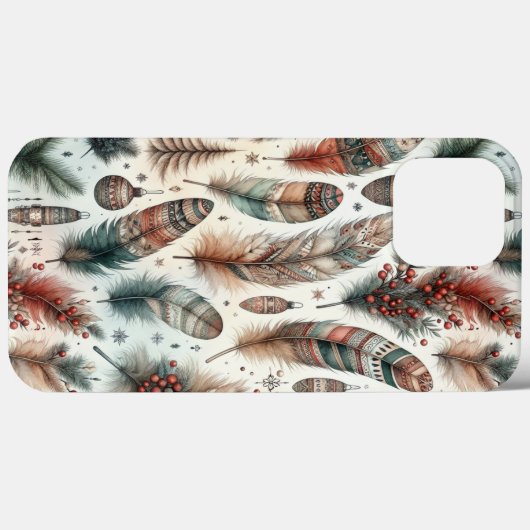 Boho Kerstmis Case-Mate iPhone Case (Achterkant (horizontaal))
