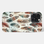 Boho Kerstmis iPhone Hoesje (Achterkant horizontaal)
