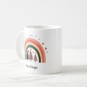 Boho Kerstmis Koffiemok (Voorkant links)