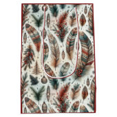 Boho Kerstmis Medium Cadeauzakje (Achterkant)