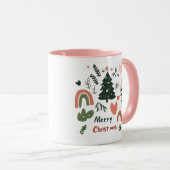 Boho Kerstmis Mok (Voorkant rechts)