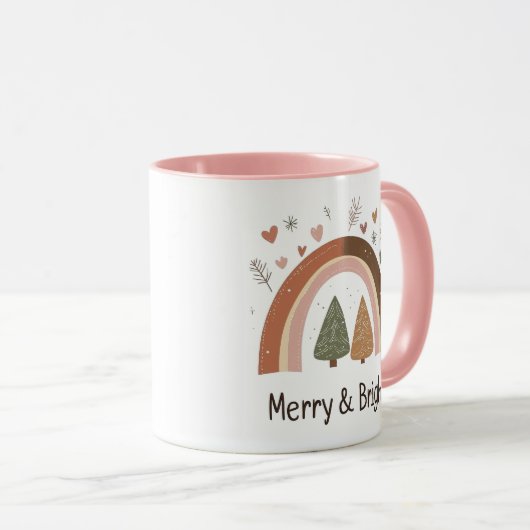 Boho Kerstmis Mok (Voorkant rechts)