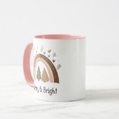 Boho Kerstmis Mok (Voorkant links)