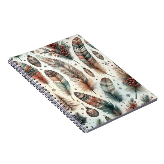 Boho Kerstmis Notitieboek (Rechterzijde)