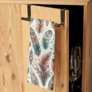 Boho Kerstmis Theedoek