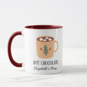 Boho Kerstmok Kerst Warm Chocolade Mok (Links)