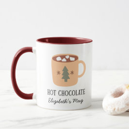 Boho Kerstmok Kerst Warm Chocolade Mok