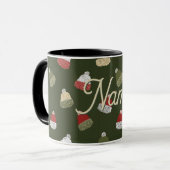 Boho Kerstmuts Mok (Voorkant links)
