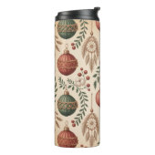 Boho Kerstornamenten Thermosbeker (Gedraaid links)