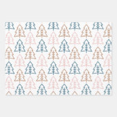 Boho Kerstvakantie  Inpakpapier Vel (Voorkant 3)