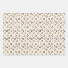 Boho Kerstversieringen Warm  Winter Inpakpapier Vel