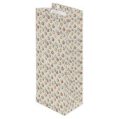 Boho Kerstversieringen Warm  Winter Wijn Cadeautas (Achterkant Gekanteld)